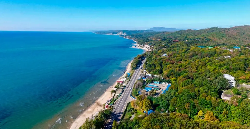 Пляж пансионата Химик